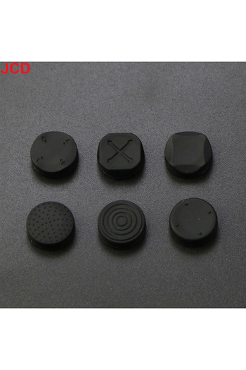 Choice black 6 In 1 Silicone Anti-slip Thumbstick Grip Cap Joystick Analog Protectoive Cover For Psvita