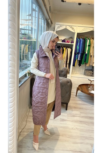 Invee Καπιτονέ γιλέκο με προπέλα Dusty Rose