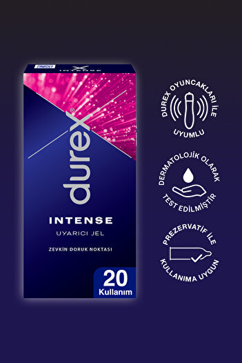 Durex Yok Ötesi Ultra Kaygan İnce Prezervatif 30'lu + Durex Intense Uyarıcı Jel 10ml, Büyük Fırsat Paketi