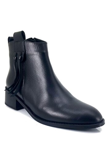 ALBİNİ Women's Daily Black Boots - Albini 101075   23Kb