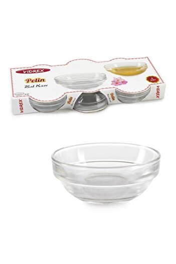 SERAMİKCİ Hb-55 Glass 6-Piece Honey Bowl-Window Box
