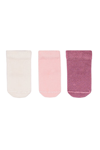 Miny Center Baby Girl 3-Piece Socks