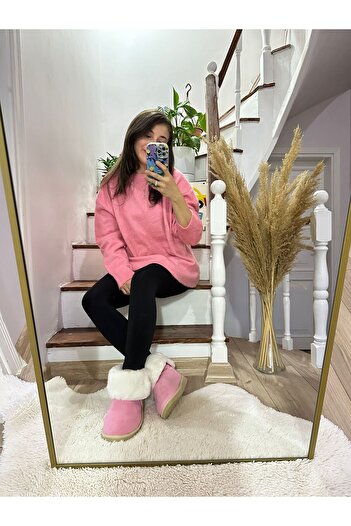 VOSVOSBABYSTORE Ροζ μποτάκια για ενήλικες