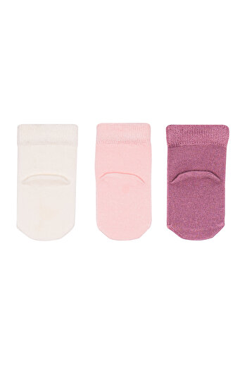 Miny Center Baby Girl 3-Piece Socks