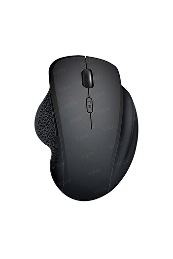Choice Black Ergonomic Rechargeable Wireless Bluetooth Mouse for PC Computer Laptop Macbook 1600DPI Dual Mo