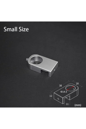 Choice1 Small Size Aluminum Alloy Aquarium Water Tube Holder Water Pipe Hose Mount Bracket for 20mm Pipe Wat