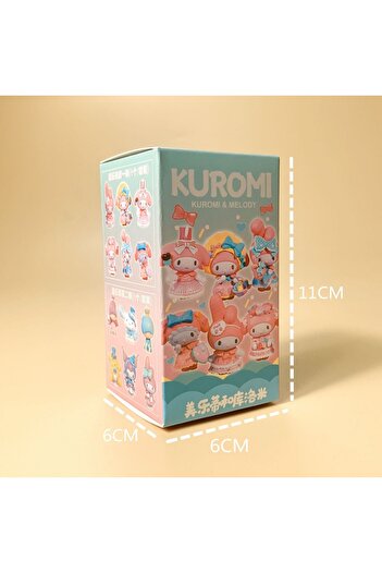 Miniso Random 1 box New Sanrio Blind Box Kawaii Kuromi Cinnamoroll My Melody Figures Dolls Blind Bag Toy Fo