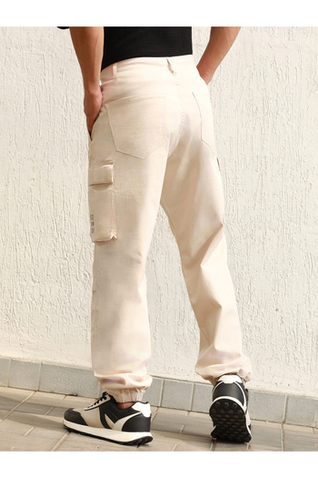 Hubberholme By Styli Relaxed Fit Cargo Pants with Printed Pocket