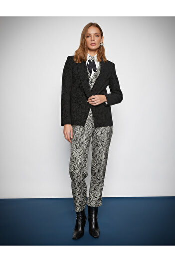 Koton Melis Ağazat X - Jachetă blazer cu buzunare jacquard