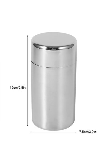 Choice L Stainless Steel Tea Leaf Tins Canister Containers Home Kitchen Canisters for Tea Coffee Sugar Sto.
