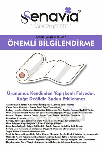 senavia farkınızı yansıtın İstenilen Ölçüde Parlak Beyaz Yapışkanlı Folyo Mutfak Dolap Zemin Ve Mobilya Kaplama Folyosu