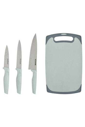 Winsor Cutting Board Knife Set Assorted Colors