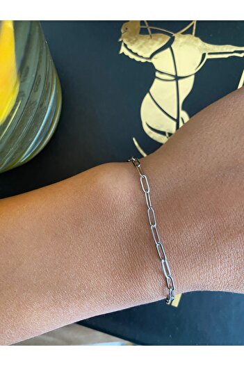 Stoneday Silver Color Steel Chain Bracelet