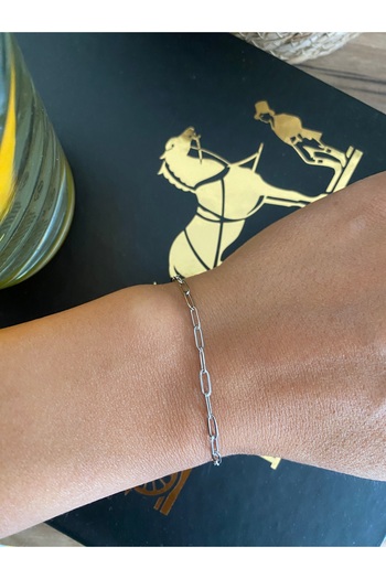 Stoneday Silver Color Steel Chain Bracelet