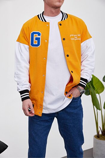 NOMARC G Orange College Jacket