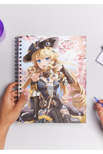 Home Genshin Navia Spiral Notebook A5 (50 Sheets)