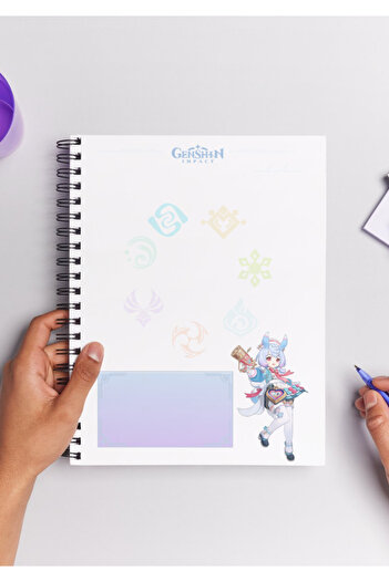 Home Genshin Sigewinne Spiral Notebook A5 (50 Sheets)