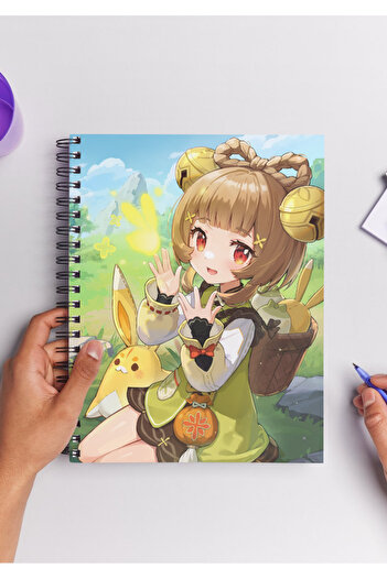 Home Caiet spiralat Genshin Yaoyao A5 (50 FOIURI)
