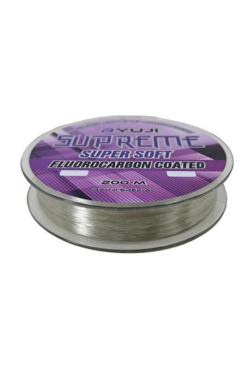 RYUJI Supreme Super Soft 200m Green Ghost Fish Tape Fluorocarbon Coated
