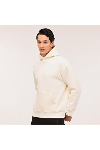 lumberjack Ros Men's Ecru Hooded Hoodie