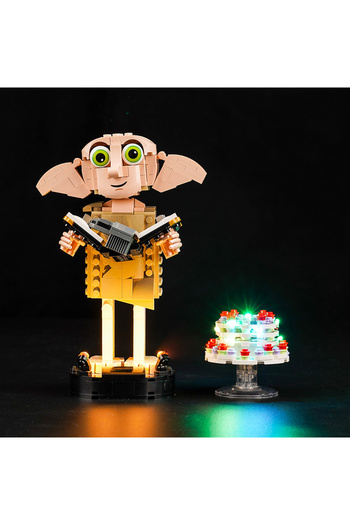 Choice مجموعة مصابيح LED القياسية Lazishi 76421 مناسبة لمكعب بناء Dobby ™ The House Elf (تتضمن فقط