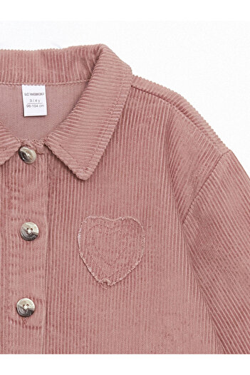 LC Waikiki Sparkling Choices from Shining Store |   Basic Long Sleeve Baby Girl Shirt Jacket