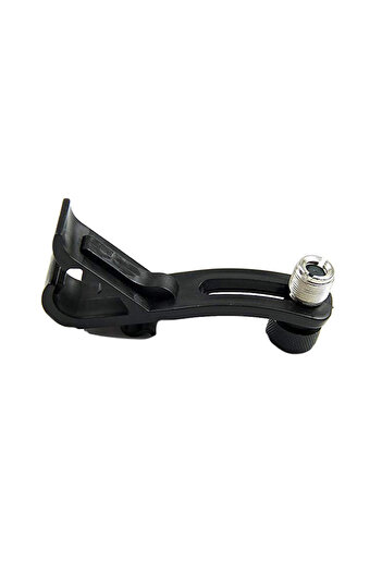 Choice black Drum Microphone Clip Holder Height Adjustable Mic Clip Stand Drum Rim Mount Clamp with Groove