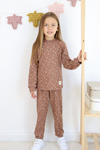 Harika KIDS Комплект пижама със средна дебелина за момиче с щампа