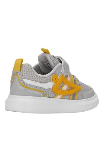 Liger Beige Kids Sneakers - Lace-Up and Velcro