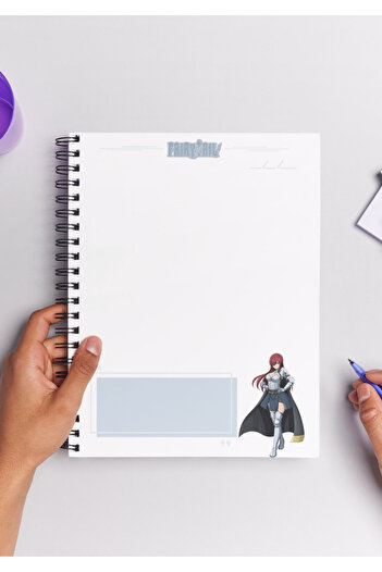 Home Fairy Tail Anime Spiral Notebook A5 (50 Sheets)