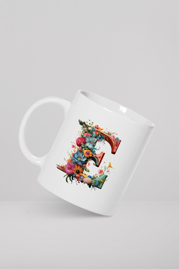 feinas Letters Porcelain Mug Cup