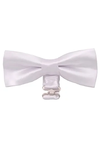 Varetta Men's White Adjustable Adult Bow Tie