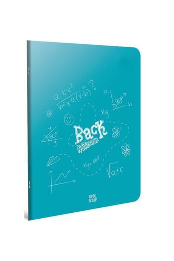 Gıpta Back A5 80 Sheets Plastic Cover Stitched Notebook - Lined