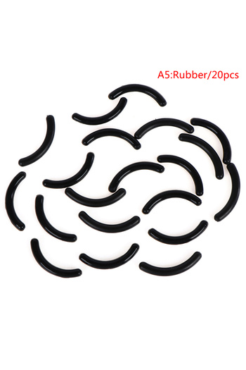 Choice A5 20Pcs Women's Fashion Refill Eyelash Curler Rubber Elastic Replacement Pad Silicone Gel Clip Pads