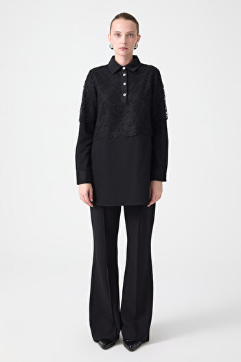 Touché Privé Lace Detailed Tunic