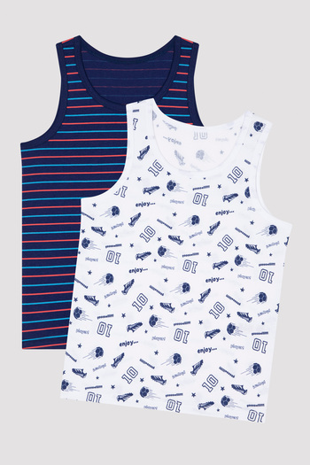 Penti Boy's Football Printed 2-Piece Undershirt