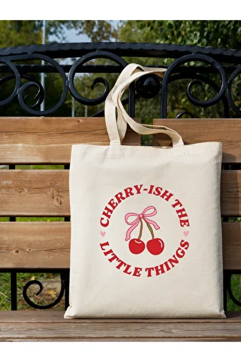 Cemira Unisex Y2K Cherry Coquette - Cherry Retro Tote Bag