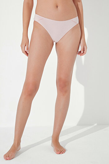 Penti Cotton Pink Cotton Basic Slip Panties