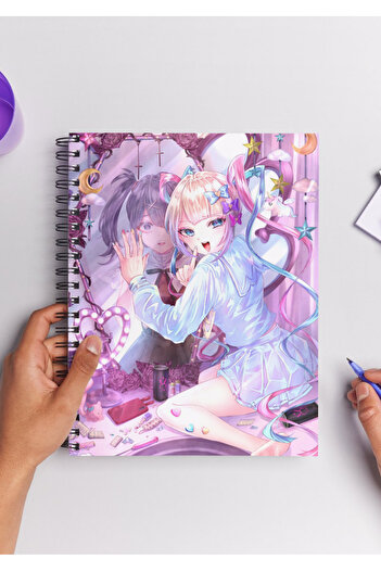 Home Needy Girl Overdose Anime Spiral Notebook A5 (50 Sheets)