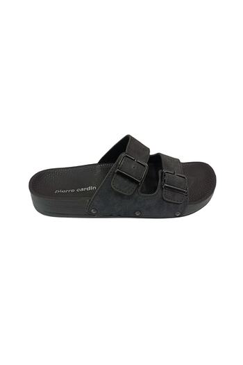 Pierre Cardin 7035 Γυναικείες Ορθοπεδικές Παντόφλες Μαύρες με τακούνι