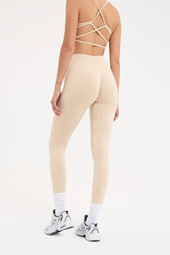 cervus Glowfit Spor Tayt Seamless Yüksek Bel Esnek Şekillendirici ve Toparlayıcı Tayt