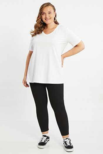 Büyük Moda V-NECK BASIC TEE