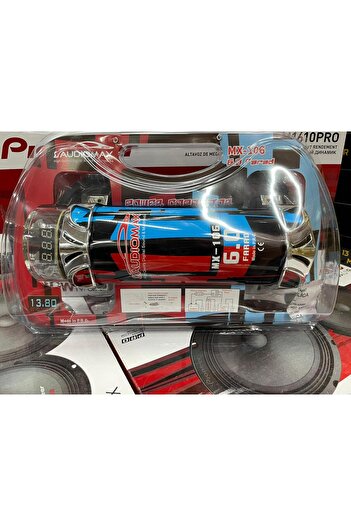 AUDİOMAX MX-106 6 FARAD KAPASİTÖR TESİSATINIZI KORUYUN