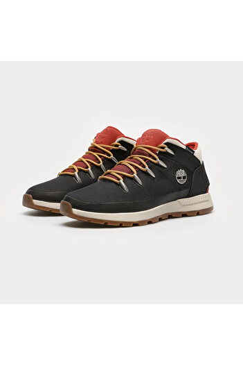 Timberland Sprint Trekker Mid Lace Up Waterproof Erkek Siyah Bot