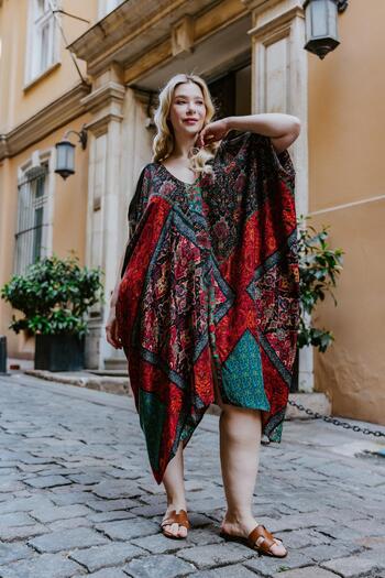 Los banditos Boat Neck Open Shoulder Plus Size Dress