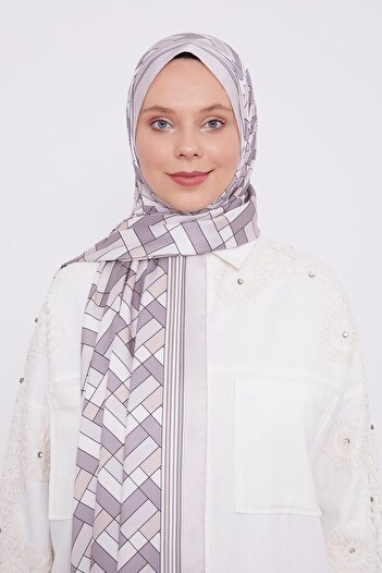 Levidor Mink Cube Pattern Angel Shawl