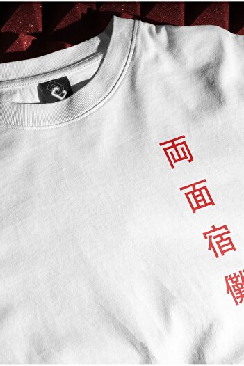 CC STORE Sukuna Jujutsu Kaisen T-Shirt |   Oversize Unisex Front and Back Printed |   Anime Series