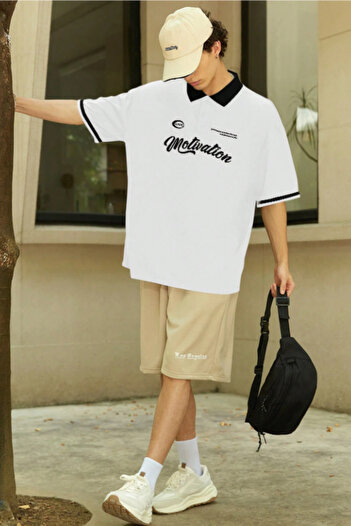 CC STORE Motivation Polo Collar Oversize Modern Mold