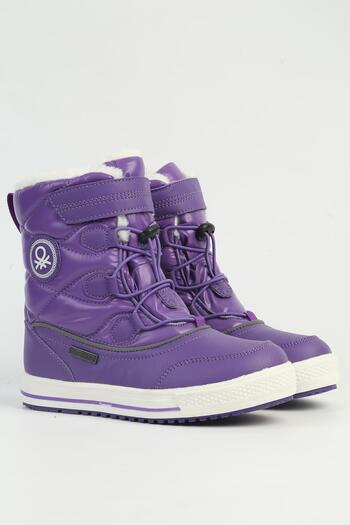 Benetton ® Mor Su Geçirmez Waterproof Çocuk Bot İTHAL BNI-11020