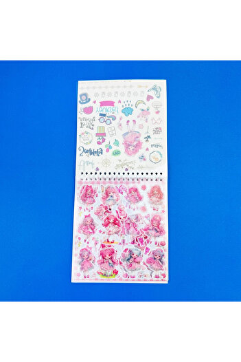 hediyeofisi Chibi Girls Sticker Kitabı